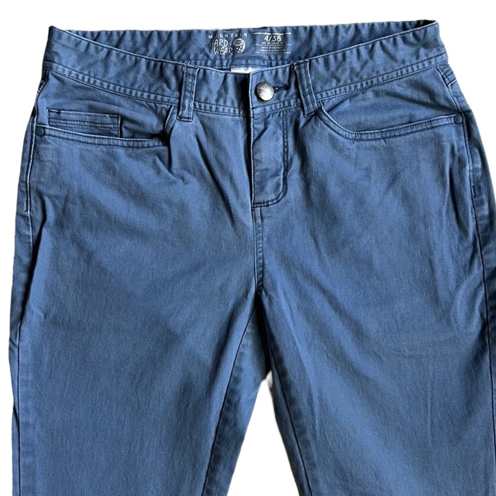 Mountain Hardwear Medium Blue Crop Hiking Pants Size 4/36 - Picture 3 of 8